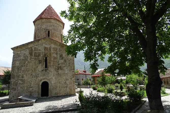 Azerbaijan tour in 2 days/Sheki+Lahij+Gabala up to Georgia Border - Nohur Lake and the Caucasus mountain views