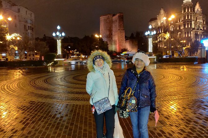 Baku by Night: Small-Group Walking Tour - Walking the boulevard back to the Caspian Sea