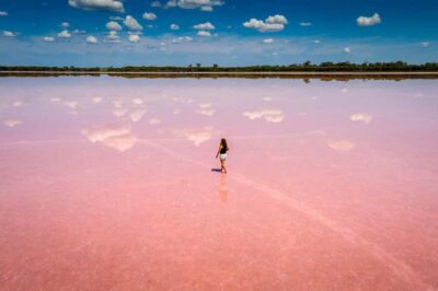 Candy Mountain, Pink Lake, Besh Barmag Dag and Mosque