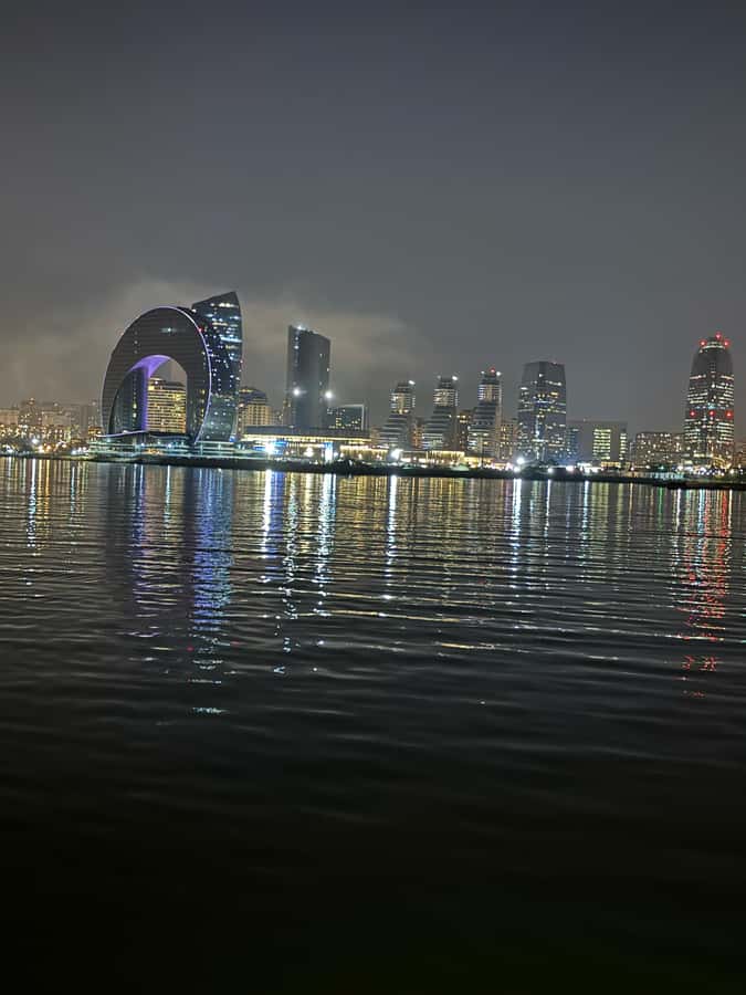 Baku: Caspian Sea Boat Tour with City Skyline Views - Choosing the Right Time: Sunset or City Lights