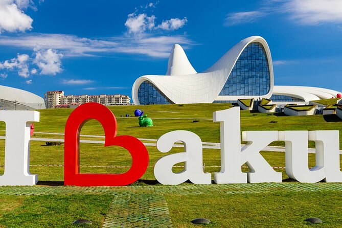 Baku City Tour (Group or Private) - The Heydar Aliyev Center’s sweeping curves