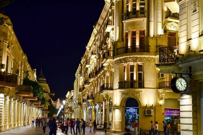Baku Downtown Original Walking Tour - Reaching the Caspian Sea and Seaside National Park