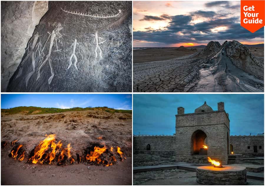 Baku: Gobustan/Absheron guided tour with lunch and tickets - Key points at a glance
