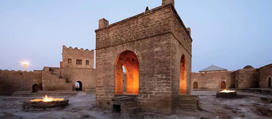 Baku: Gobustan & Absheron with Mud Volcanoes & Fire - Reading the ancient carvings at Gobustan