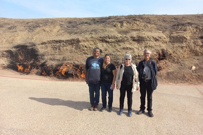 Baku Gobustan and Absheron guided tour + Free Airport Transfer - Yanar Dag, where the ground burns