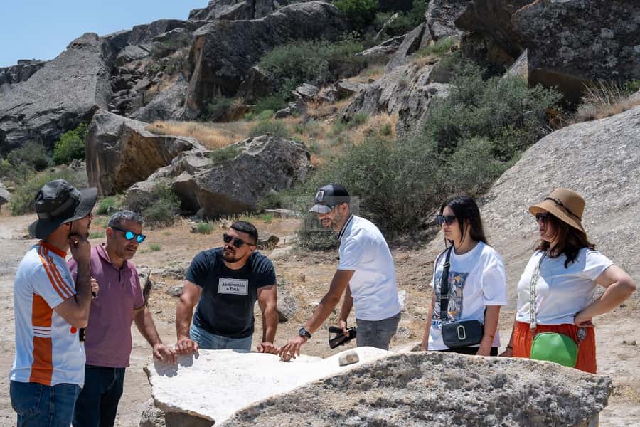 Baku: Gobustan National Reserve Guided Trip - Private - Leaving Baku in an air-conditioned private car