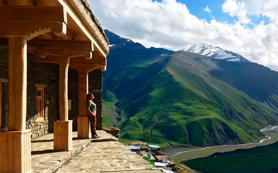 Baku: Guba Khinalig & Candy Cane Tour with Homemade Lunch - Leaving Baku for Beshbarmag Mountain