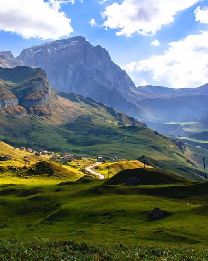 Baku: Guba-Shahdag Resort-Candy Mountain and Laza Waterfall - Qusar and the road into the Caucasus