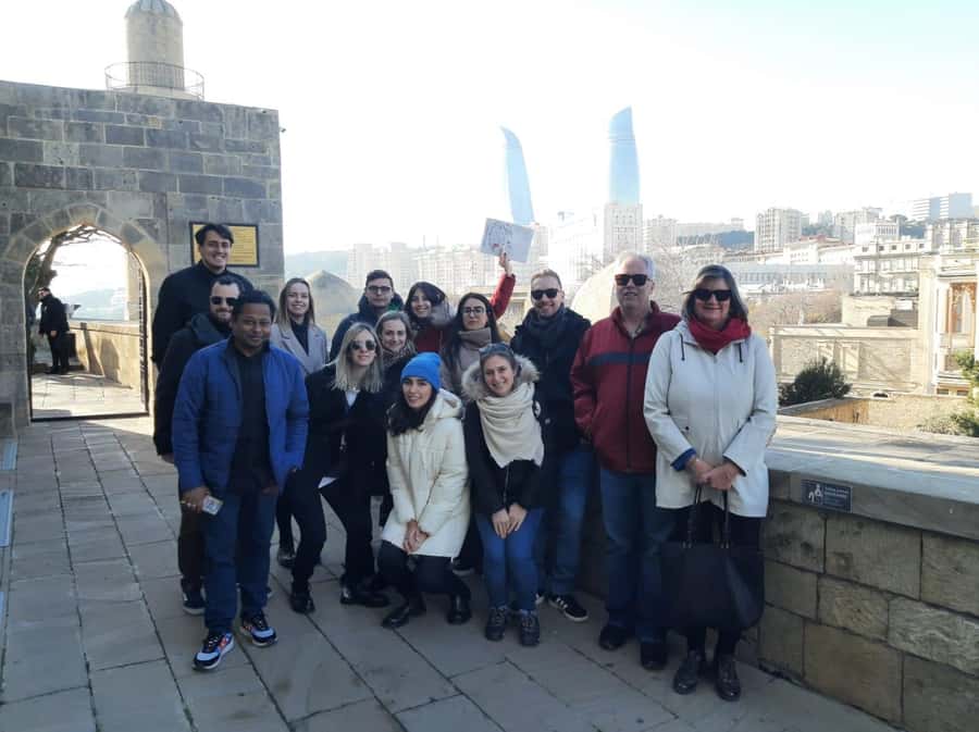 Baku: Historic and Modern Baku Tour ( Day & NIght Tour) - The funicular down toward Baku Boulevard