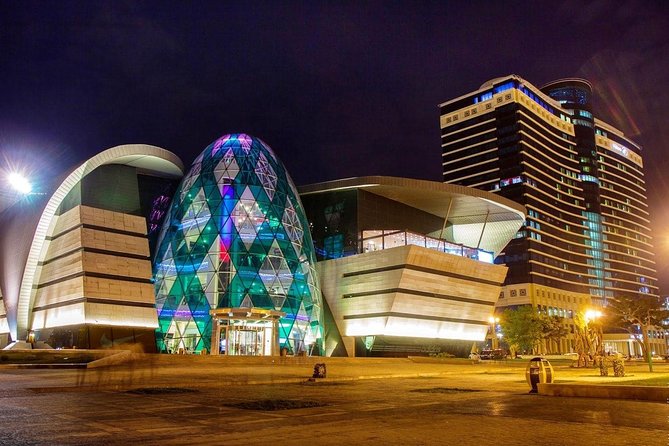 Baku Lights: the Night Tour illuminated by Baku lights - The arena and stadium drive