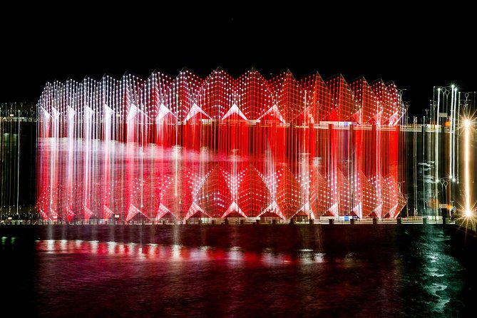 Baku Lights: the Night Tour illuminated by Baku lights - Flag Square and the Crystal Hall area