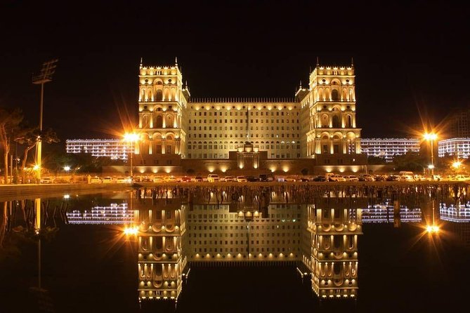 Baku Night City Tour - Fountain Square closes the route in central Baku