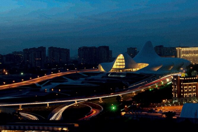 Baku Night City Tour Discover the Magic of Illuminated Landmarks - Flame Towers: Baku’s quick-burning symbol