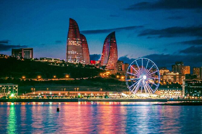 Baku Night City Tour Discover the Magic of Illuminated Landmarks - Mini-Venice on Baku Boulevard