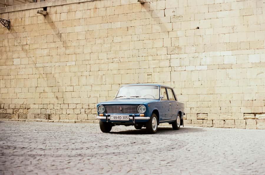 Baku Old City Wonders: A Walking Tour Through Time - City walls and the view toward modern Baku