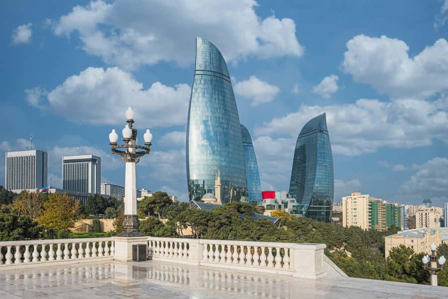 Become a Baku resident in a day - Highland Park and the Flame Towers