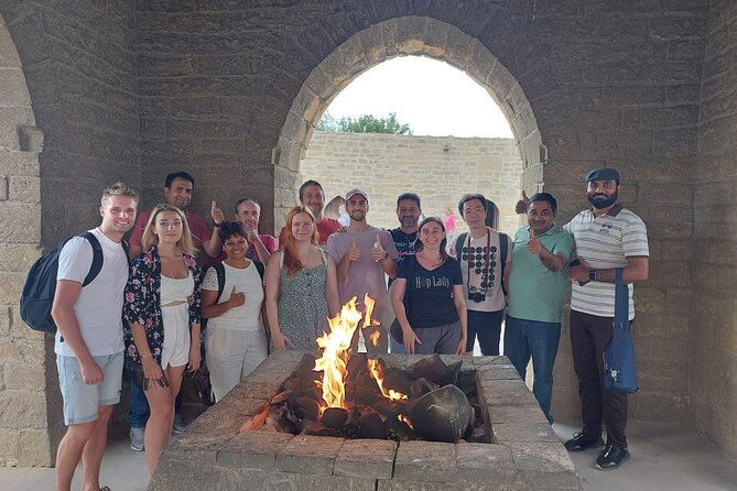 BEST Gobustan, Volcanoes & Absheron Fire Tour (Group or Private) - Yanar Dag ends the tour with fire from the earth