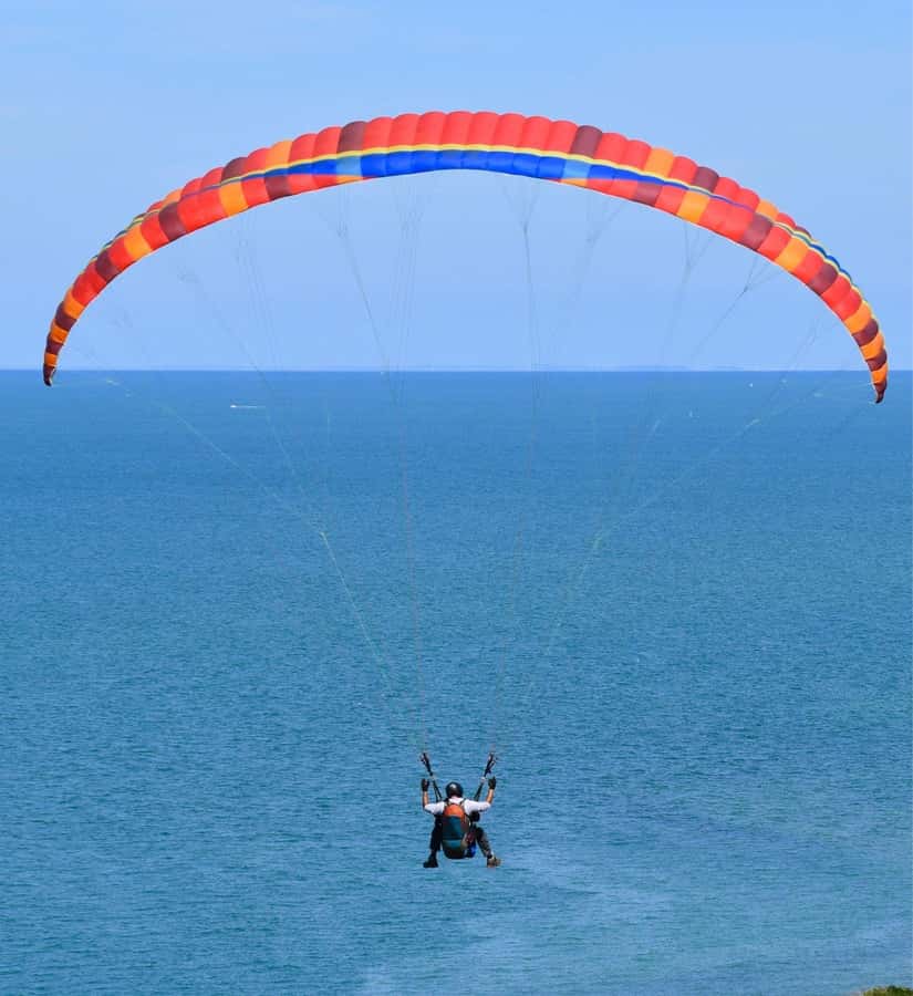 From Baku: Paragliding Tour - Touching down near the shore