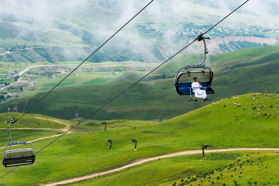 From Baku: Private or Shared Quba & Shahdag Trip with Lunch - Beshbarmag and the Five Finger rock