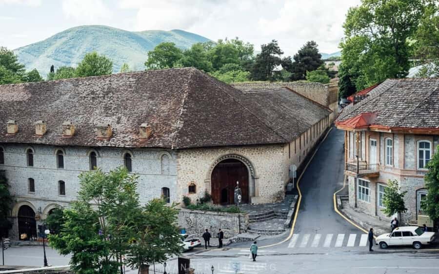 From Baku: Sheki Day Tour - Khanland, a waterfall, and optional thrills