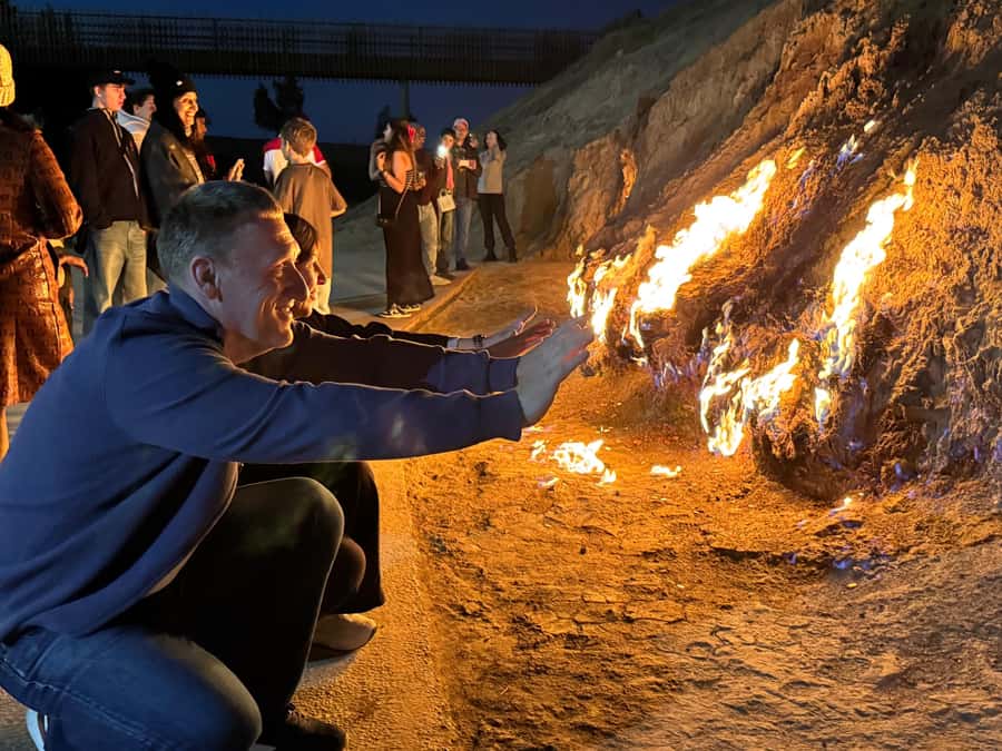 Gobustan & Mud, Fire Temple, Burning Mountain, H.A. Center - The Heydar Aliyev Center is a photo stop only