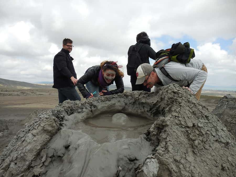 Gobustan & Mud, Fire Temple, Burning Mountain, H.A. Center - Mud volcanoes bring the day’s oddest sight