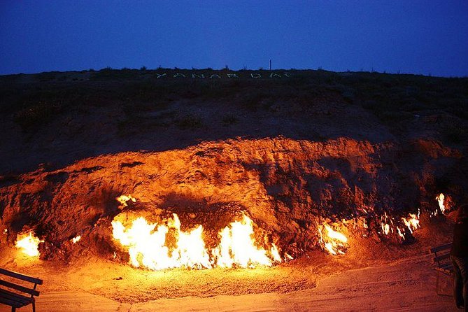 Gobustan, Mud Volcano, Burning Mountain and Fire Temple Tour - Bibi-Heybat Mosque by the Caspian Sea