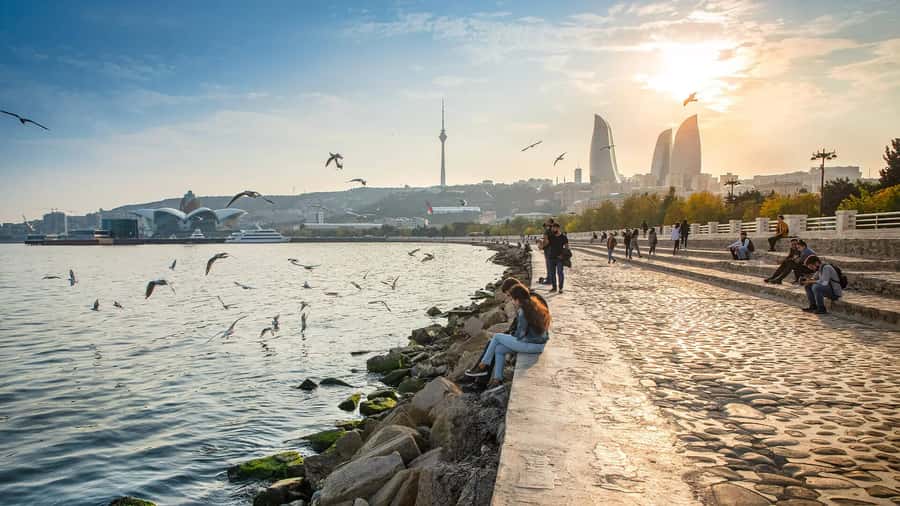 Heartbeat of Baku: Old & Modern City Walk (Group or Private) - The Flame Towers and modern Baku