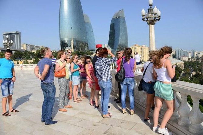Old and Modern Baku Tour ( Day & Night Time) - Baku Boulevard and the Caspian shore