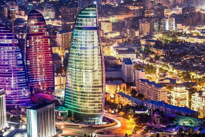 The Magnificent Baku Night Tour - Highland Park: Baku from above